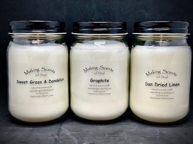 Scents of Soy - Jar Candles - MAKING SCENTS OF SOY